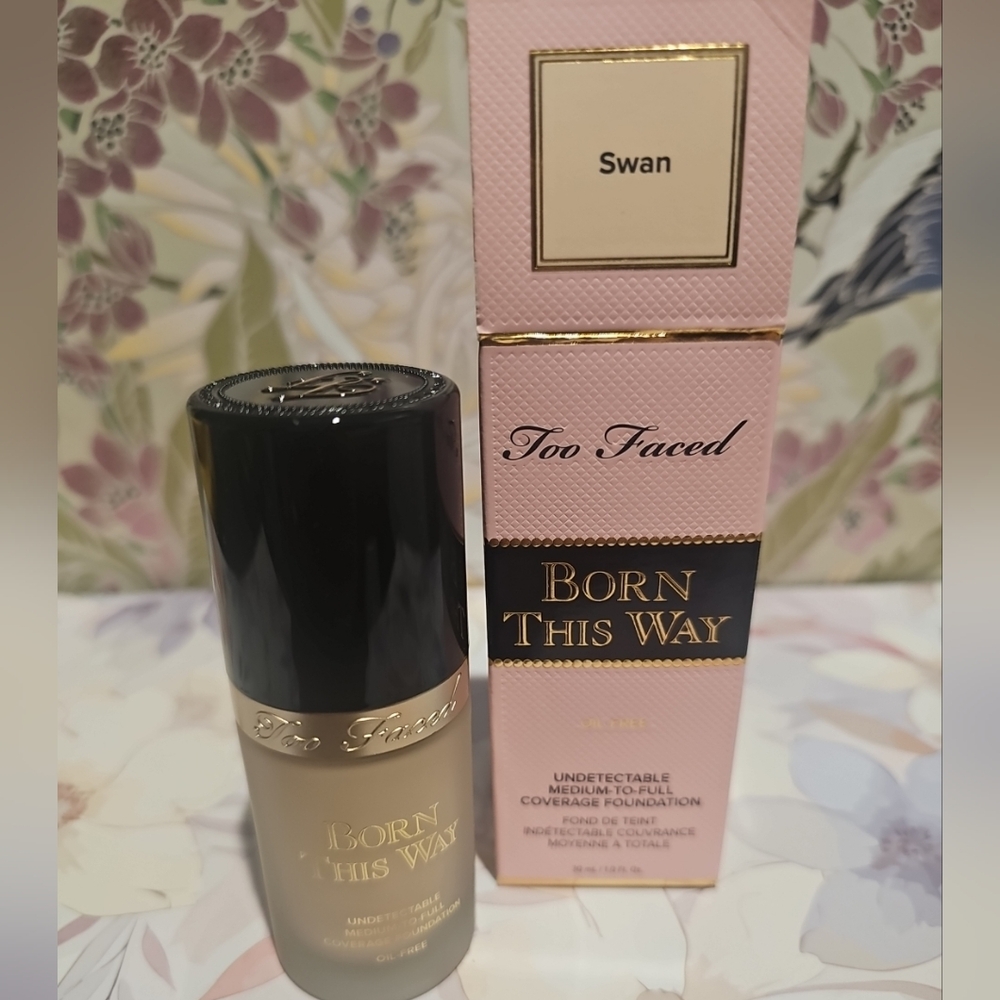 Too Faced Born This Way Undetectable Foundation Swan Natural Finish 30ml NEW
